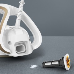 Tefal Puregliss FV8042E0 Steam Iron 2900W - Effortless Gliding in Gold & White for Perfect Results!